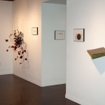 Installation View: Background: Architecture of a Scent: Cinnamon - Foreground: Layers-more like chapters